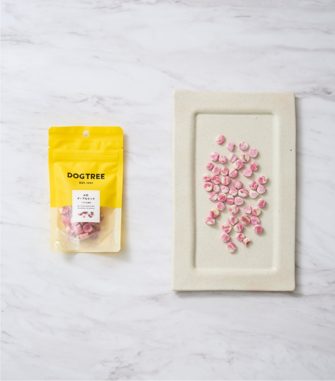 米粉 マーブルビッツ いちご&鹿肉 20g