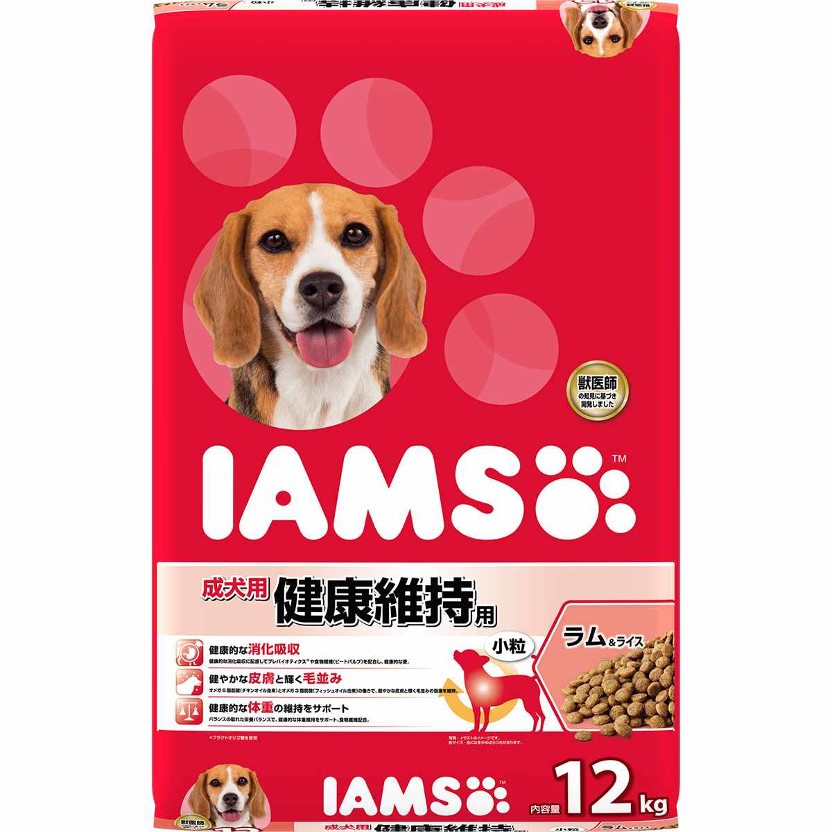 アイムス 成犬用　健康維持用　ラム＆ライス　小粒 12kg