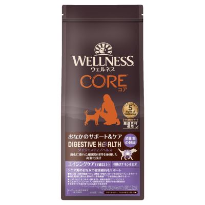 ウェルネス コアダイジェスティブヘルス エイジングケア ７歳以上 骨抜きチキン＆玄米1.8kg