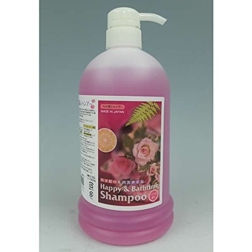 ハッピー＆バスタイムシャンプー バラの香り 1L