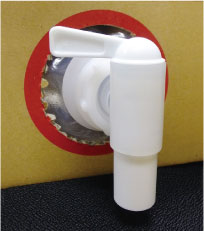 プレウォッシュシャンプー 10L用 ジャンボコック