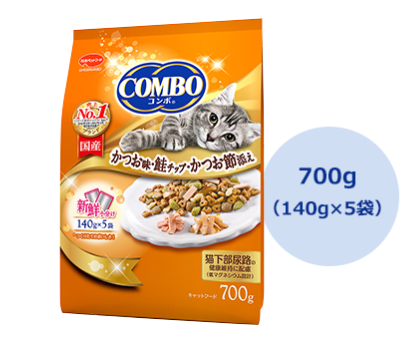 コンボ キャット かつお味・鮭チップ・かつおぶし添え 700g