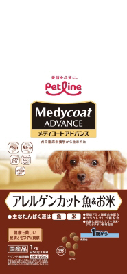 メディコート アドバンス アレルゲンカット 魚&お米 1歳から 1kg