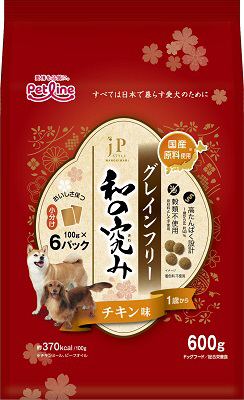 JPスタイル 和の究み 小粒 グレインフリー チキン味 1歳から 600g