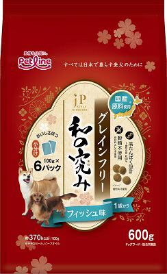 JPスタイル 和の究み 小粒 グレインフリー フィッシュ味 1歳から 600g