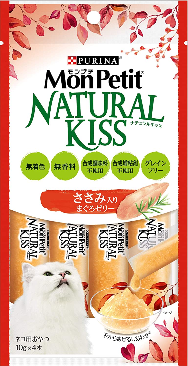 モンプチ ナチュラルキッス ささみ入り まぐろゼリー 40g