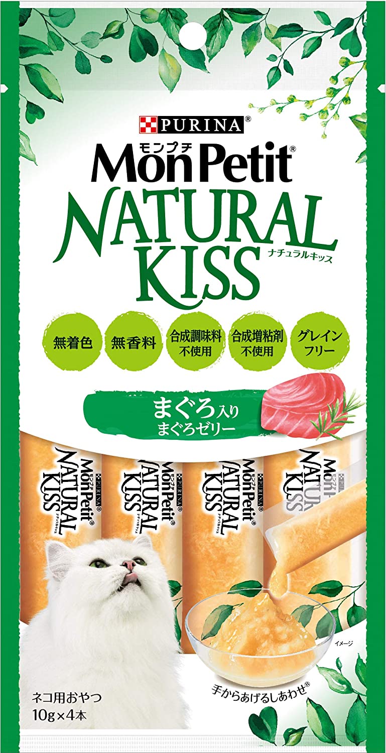 モンプチ ナチュラルキッス まぐろ入り まぐろゼリー 40g