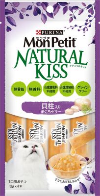 モンプチ ナチュラルキッス 貝柱入り まぐろゼリー 40g