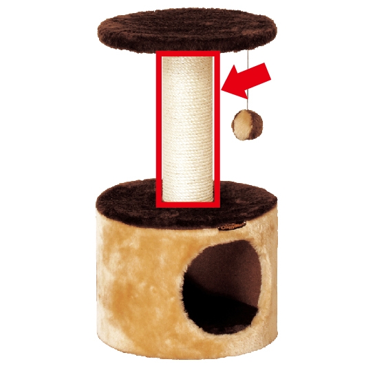 キャティースクラッチリビング用 替え柱 C-300