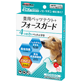 薬用 ペッツテクト+ フォースガード 小型犬 3P