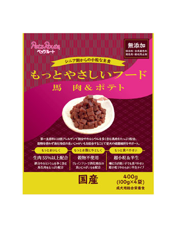 もっとやさしいフード 馬肉&ポテト 400g