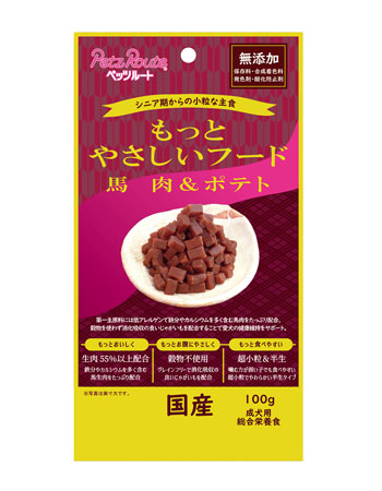 もっとやさしいフード 馬肉&ポテト 100g