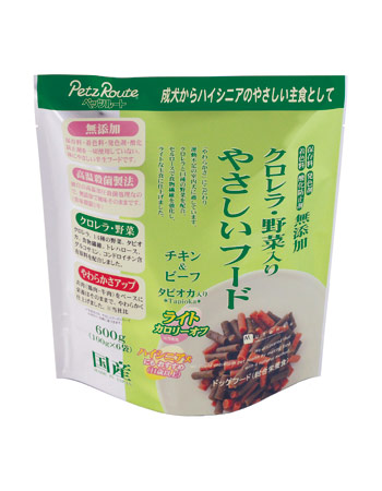 クロレラ 野菜入り やさしいフード ライト 600g