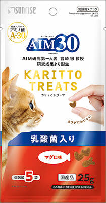 AIM30 カリッとトリーツ マグロ味 乳酸菌入り 25g (5g×5袋) SAI‐054