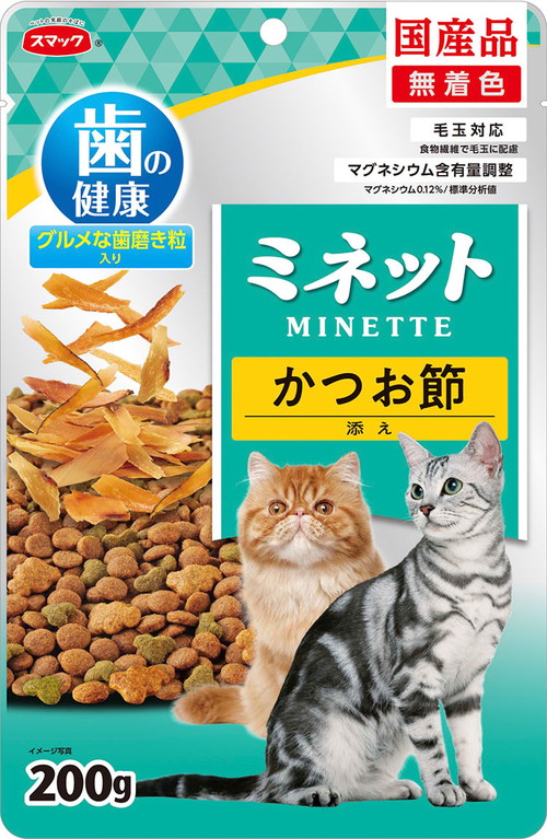 ミネット 歯の健康 かつお節添え 200g