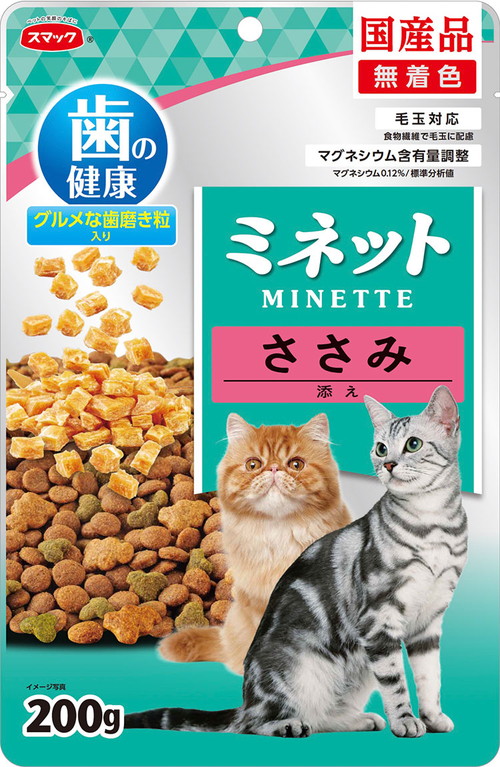 ミネット 歯の健康 ささみ添え 200g