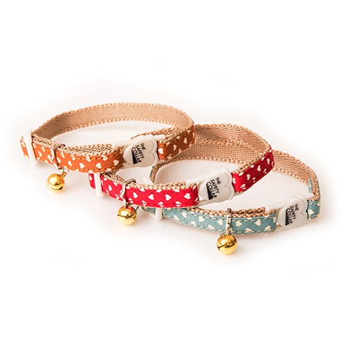 プチハート セーフティーカラー 猫用 各色 （ レッド ）