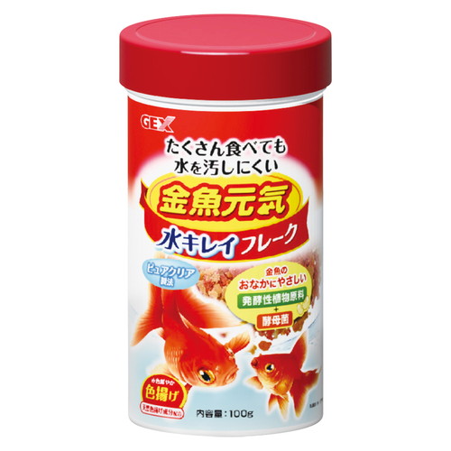 金魚元気 水キレイフレーク 100g