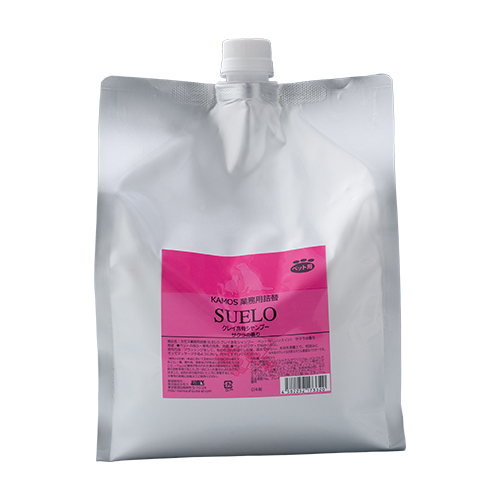 SUELO クレイ含有 シャンプー サクラの香り 詰め替え 3000ml