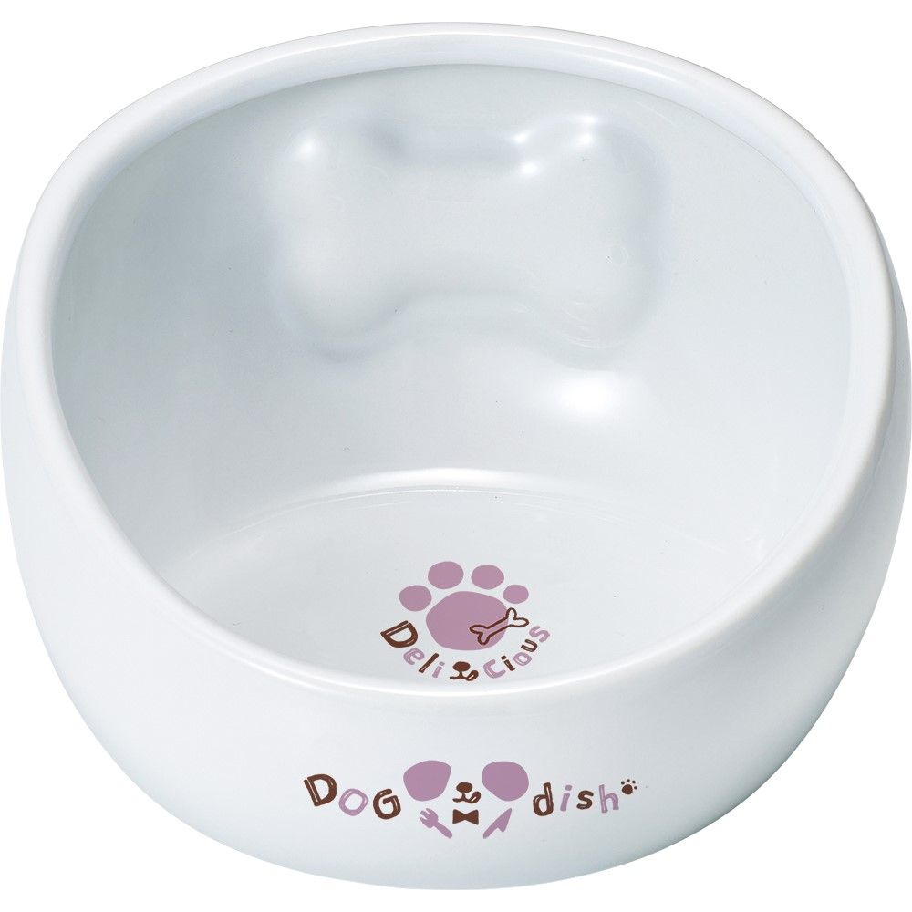 こぼれにくい 陶製食器 わんこ用 Mサイズ