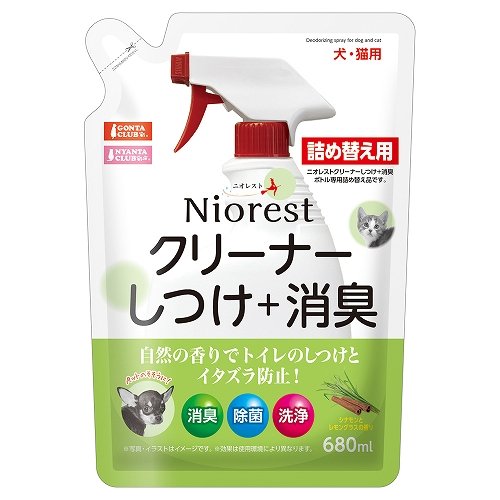 ニオレスト クリーナー しつけ＋消臭 詰め替え用 680ml