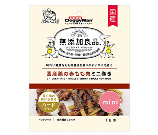 無添加良品 国産 鶏赤もも肉ミニ巻 18本