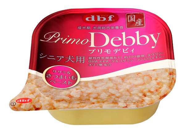 d.b.f プリモデビィ シニア犬用 ササミ&さつまいも ペースト 95g