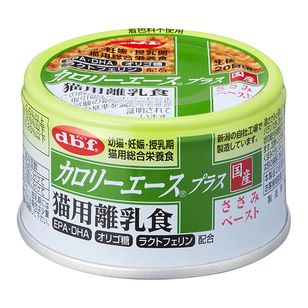 d.b.f カロリーエース プラス 猫用 離乳食 ささみペースト 85g