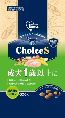 ファーストチョイス Choice S 成犬 1歳以上に 600g