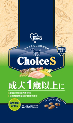 ファーストチョイス Choice S 成犬 1歳以上に 2.4kg