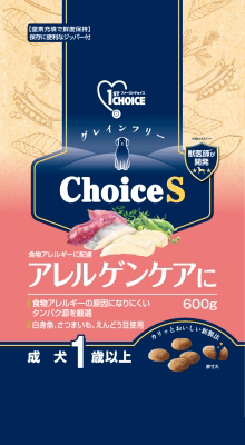 ファーストチョイス Choice S アレルゲンケアに 成犬 1歳以上 600g