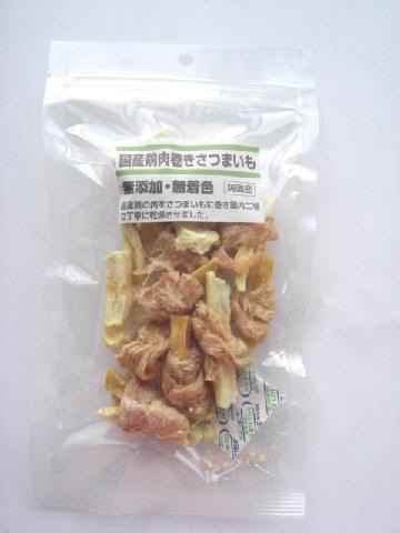 国産 鶏肉巻き さつまいも 60g