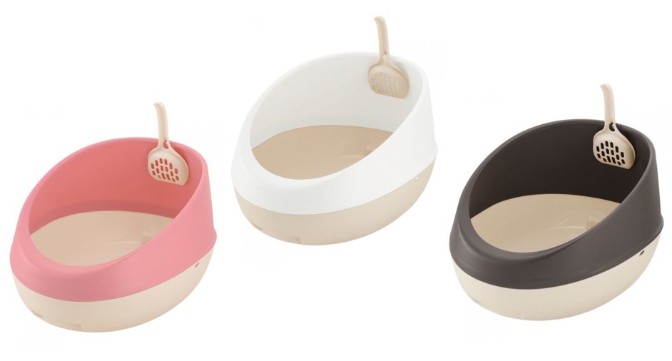 ラプレ ネコトイレ ハーフ カバー ホワイト