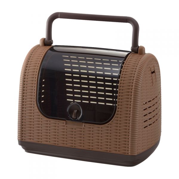 ラタンキャリー ブラウン