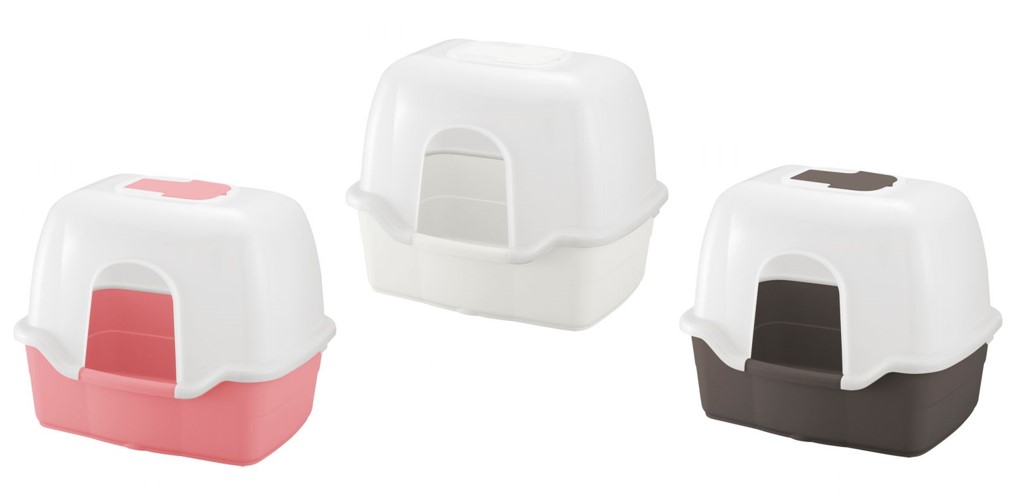 ラプレ ネコトイレ 深型 60フード付 ホワイト