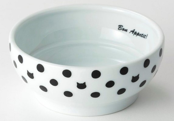 ハッピーダイニング フードボウル 水玉