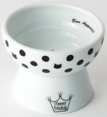 ハッピーダイニング おやつ皿 水玉