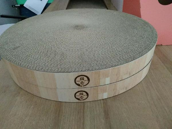 バリバリ ボウル XL 交換用つめとぎ ライトブラウン 2個パック