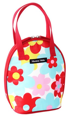 ハンナフラ ツイン マグポーチ 保温 保冷 お散歩 バッグ ポップフラワー