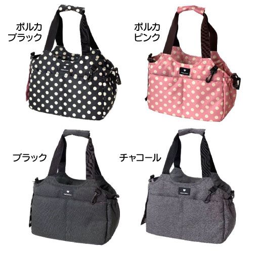 ハンナフラ 消臭 2WAY キャリーバッグ Sサイズ 各色(ポルカ