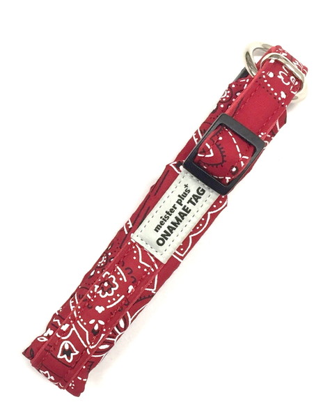 ONAMAE ソフティ カラー バンダナ SS/S/M レッド/ブラック （ SSサイズ レッド ）