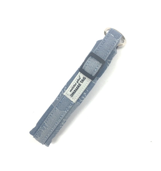 ONAMAE ソフティ カラー ツギハギ デニム ライトブルー SS/S/M （ Sサイズ ）