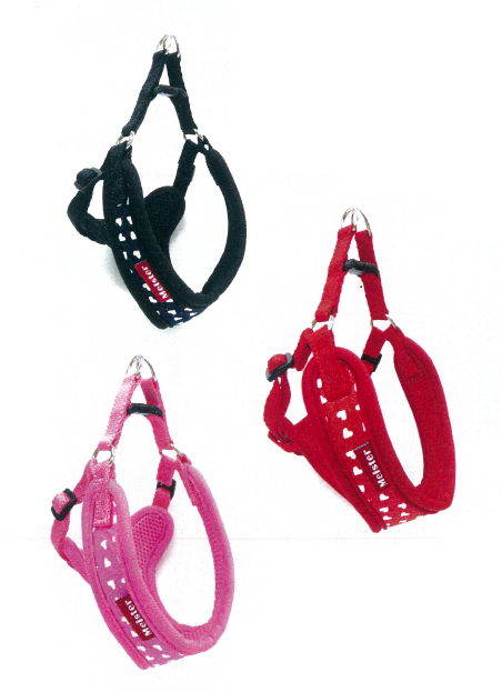 マイスター ソフティ ハーネス ラメ ハート Sサイズ レッド