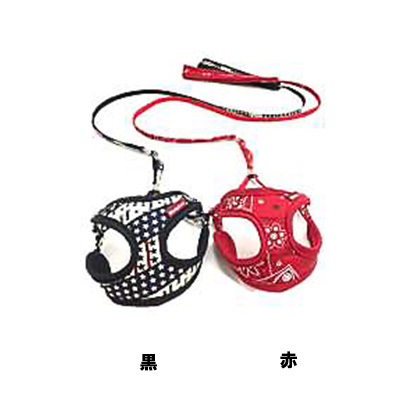 マイスター ソフティ ハーネス リード バンダナ レッド 3S/SS （ 3Sサイズ ）