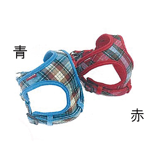 マイスター ソフティ ハーネス ラメ チェック Mサイズ ブルー