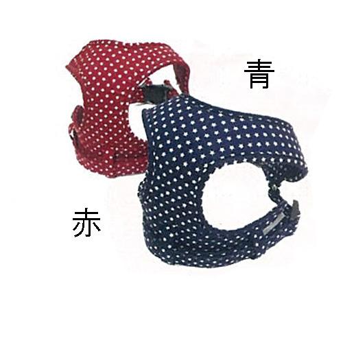 マイスター ソフティ ハーネス スター M/L ワイン/ダークブルー （ Mサイズ ワイン ）