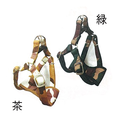 マイスター クッション ハーネス アーミー LLサイズ グリーン