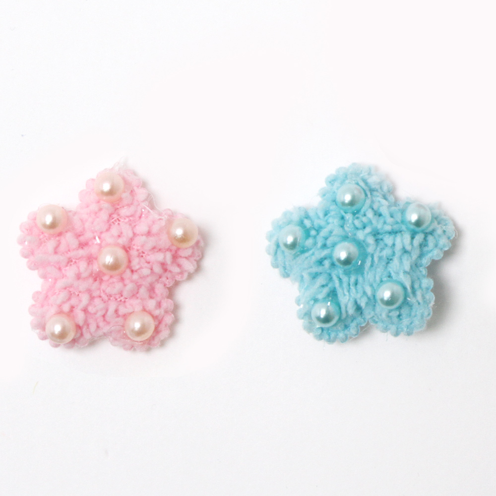 ふわもこ スター リボン 50入個