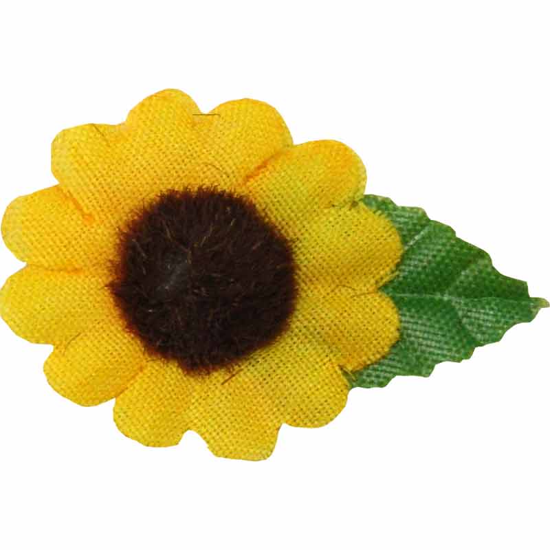 ミニ ミニ ひまわり リボン 50個