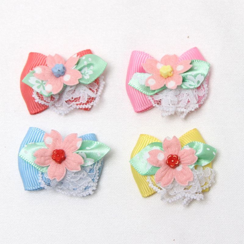 パステル チェリー リボン 50個